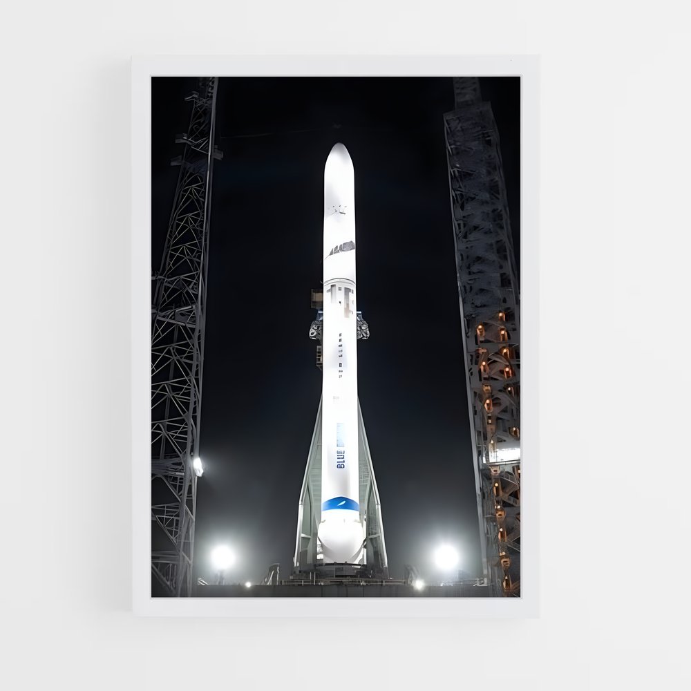 Poster L'Ascension d'Elon – affiche Missions spatiales (vue 3)